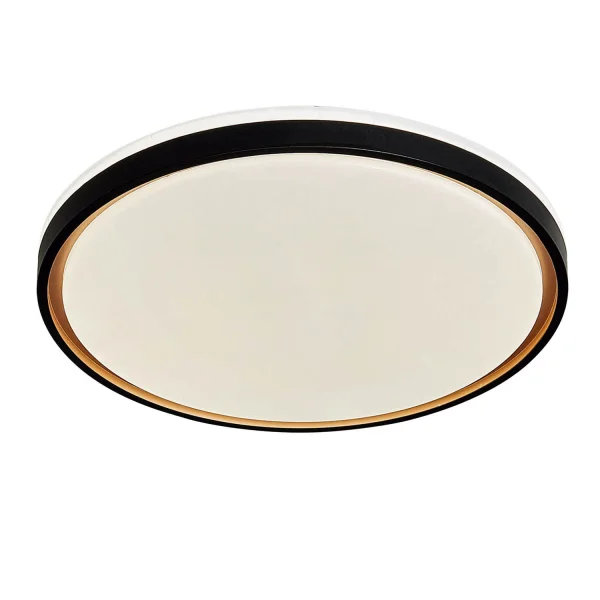 PLAFÓN LED 58W PW LED REGULABLE NEGRO ORO CIRCULAR TELLUS