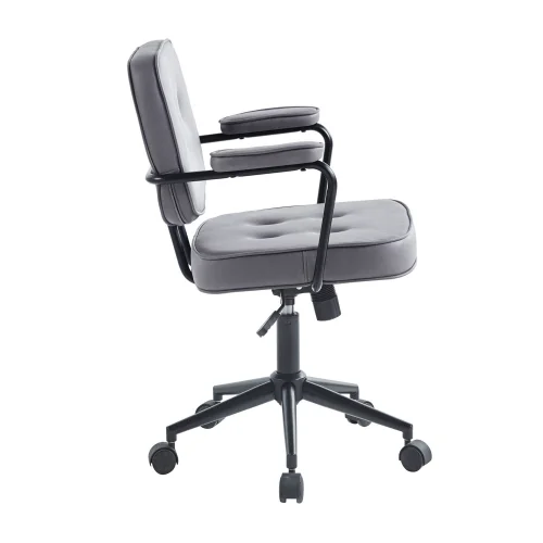 SILLA DE ESCRITORIO CON RUEDAS ANTRACITA DELTA