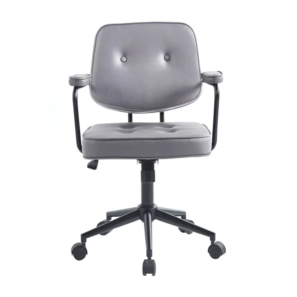 SILLA DE ESCRITORIO CON RUEDAS ANTRACITA DELTA