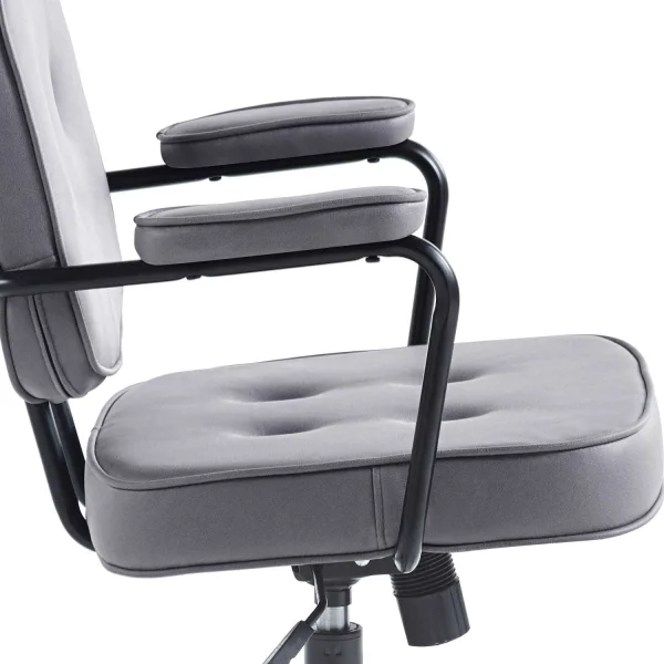 SILLA DE ESCRITORIO CON RUEDAS ANTRACITA DELTA
