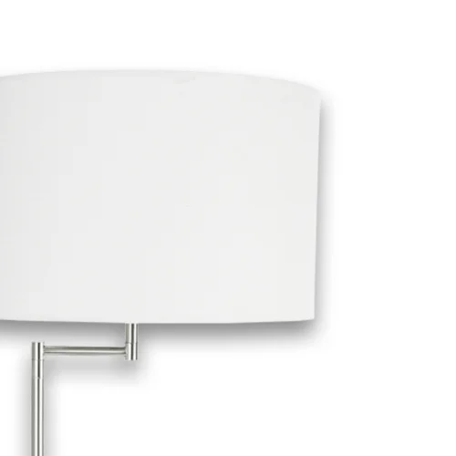 LÁMPARA DE PIE NÍQUEL SATINADO E27 USB PORTIA