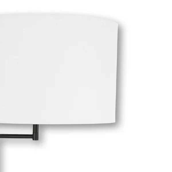 LÁMPARA DE PIE NEGRO E27 USB PORTIA LÁMPARA DE PIE NEGRO E27 USB PORTIA