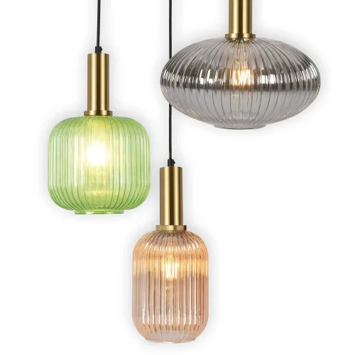 LÁMPARA DE TECHO 3 LUCES TULIPAS COMBINADAS Ø40 E27 SHELBY LÁMPARA DE TECHO 3 LUCES TULIPAS COMBINADAS Ø40 E27 SHELBY