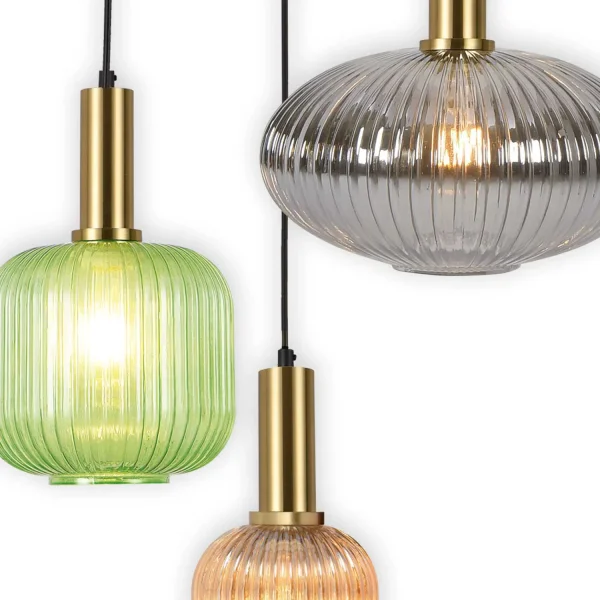 Lámpara De Techo 3 Luces Tulipas Combinadas Ø40 E27 Shelby | Lúzete Lámpara De Techo 3 Luces Tulipas Combinadas Ø40 E27 Shelby | Lúzete