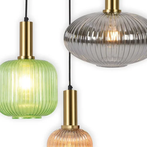 Lámpara De Techo 3 Luces Tulipas Combinadas Ø40 E27 Shelby | Lúzete Lámpara De Techo 3 Luces Tulipas Combinadas Ø40 E27 Shelby | Lúzete