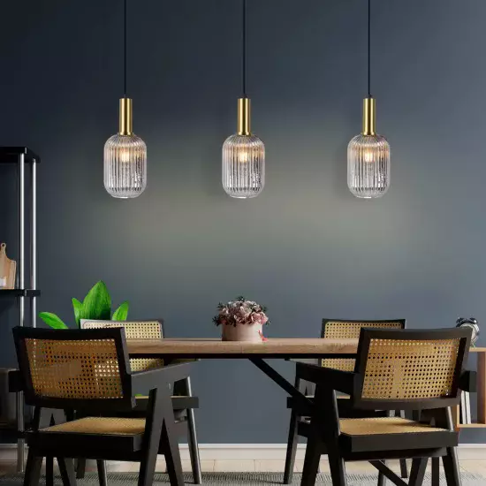 LÁMPARA DE TECHO 1 LUZ TULIPA FUMÉ E27 SHELBY 2