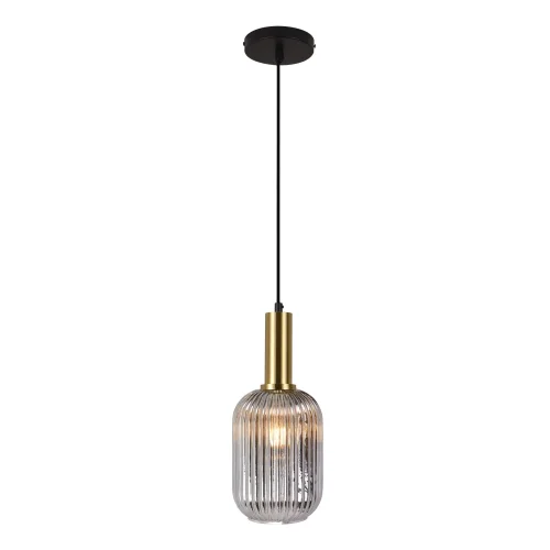 LÁMPARA DE TECHO 1 LUZ TULIPA FUMÉ E27 SHELBY