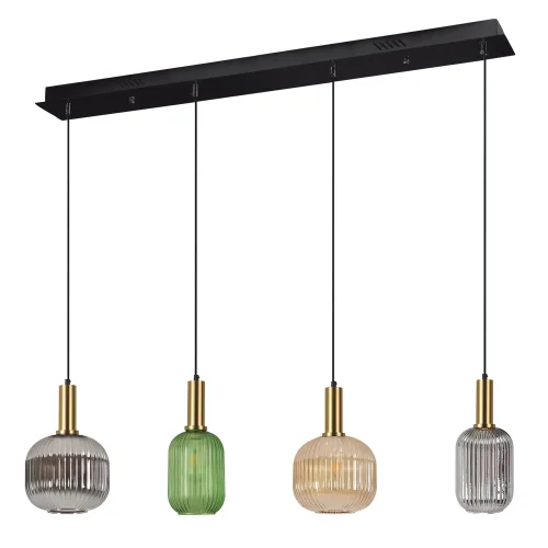 LÁMPARA DE TECHO 4 LUCES TULIPAS COMBINADAS E27 SHELBY LÁMPARA DE TECHO 4 LUCES TULIPAS COMBINADAS E27 SHELBY