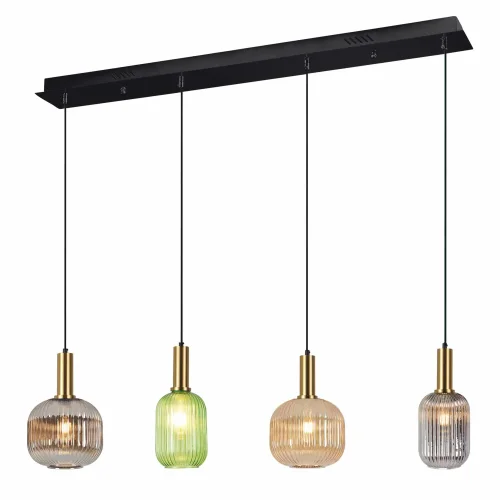 LÁMPARA DE TECHO 4 LUCES TULIPAS COMBINADAS E27 SHELBY LÁMPARA DE TECHO 4 LUCES TULIPAS COMBINADAS E27 SHELBY