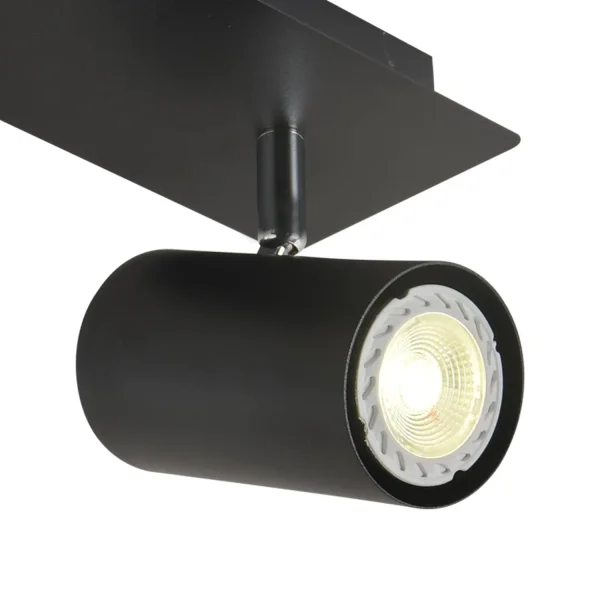 FOCO 2 LUCES NEGRO GU10 ADARA