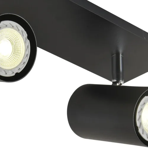 FOCO 2 LUCES NEGRO GU10 ADARA