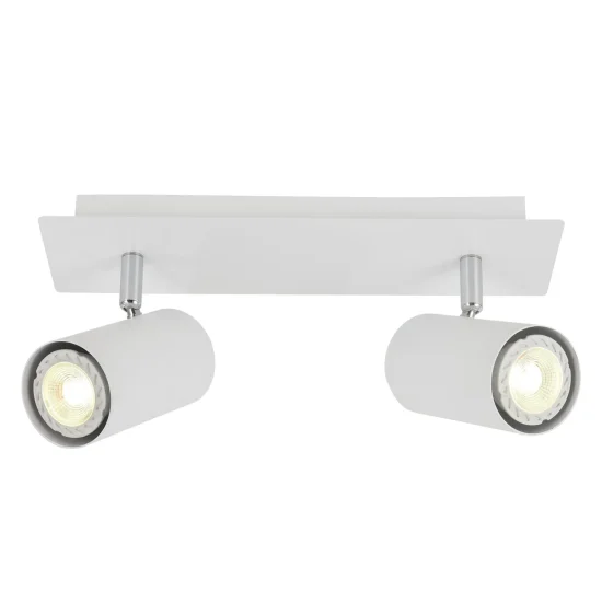 FOCO 2 LUCES BLANCO GU10 ADARA 2