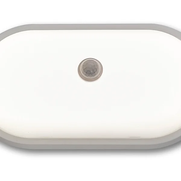 APLIQUE EXTERIOR LED 20 W 4000K OVAL IP65 CON SENSOR CAMELIA