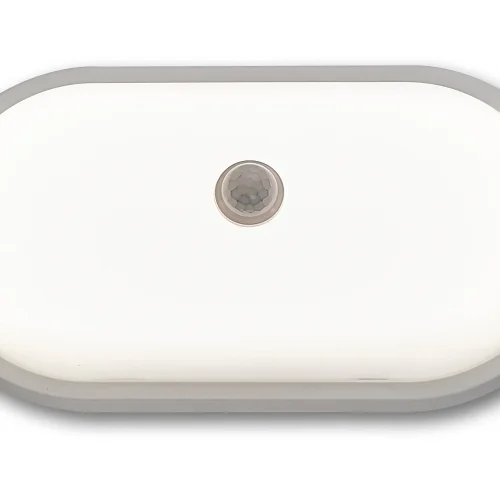 APLIQUE EXTERIOR LED 20 W 4000K OVAL IP65 CON SENSOR CAMELIA