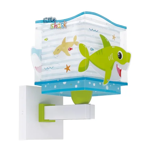 APLIQUE DE PARED INFANTIL LITTLE SHARK E27 APLIQUE DE PARED INFANTIL LITTLE SHARK E27