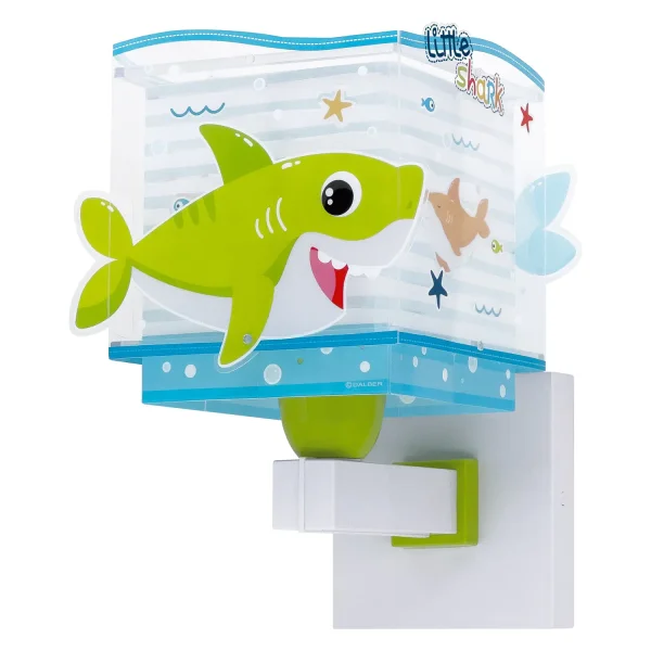 APLIQUE DE PARED INFANTIL LITTLE SHARK E27 APLIQUE DE PARED INFANTIL LITTLE SHARK E27