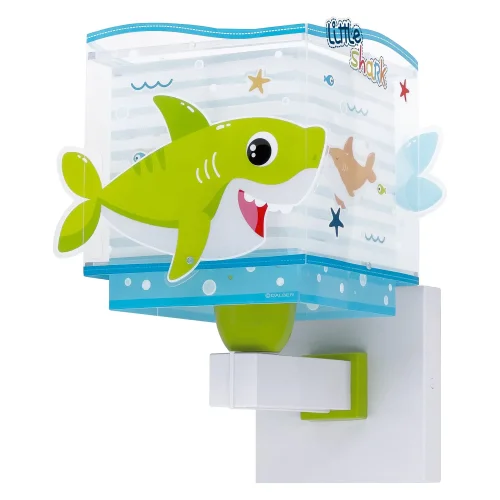 APLIQUE DE PARED INFANTIL LITTLE SHARK E27 APLIQUE DE PARED INFANTIL LITTLE SHARK E27