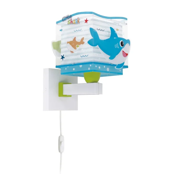 APLIQUE DE PARED INFANTIL LITTLE SHARK E27 APLIQUE DE PARED INFANTIL LITTLE SHARK E27