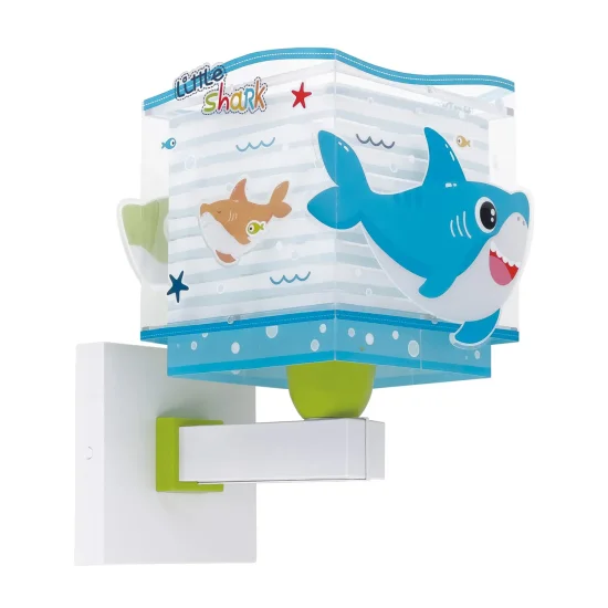 APLIQUE DE PARED INFANTIL LITTLE SHARK E27