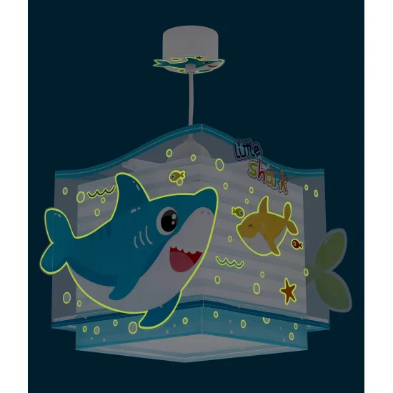 LÁMPARA COLGANTE INFANTIL LITTLE SHARK E27 2