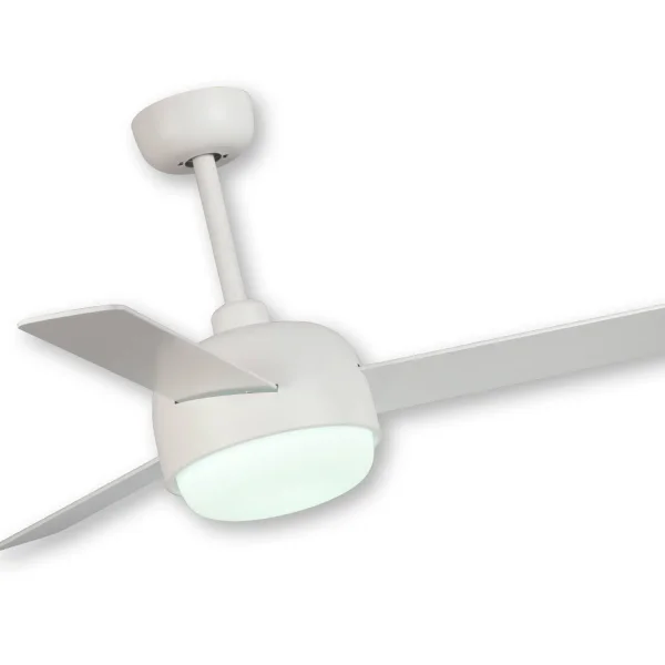 VENTILADOR DE TECHO LED 24 W REGULABLE BLANCO RIVERDALE
