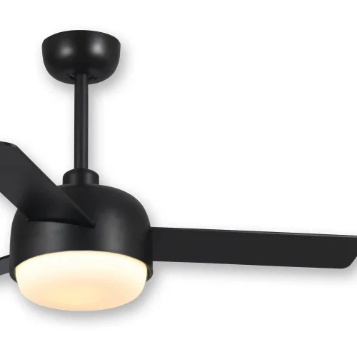 VENTILADOR DE TECHO LED 24 W REGULABLE NEGRO RIVERDALE