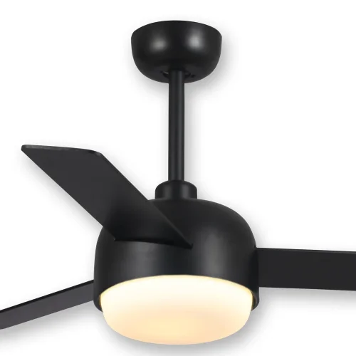 VENTILADOR DE TECHO LED 24 W REGULABLE NEGRO RIVERDALE