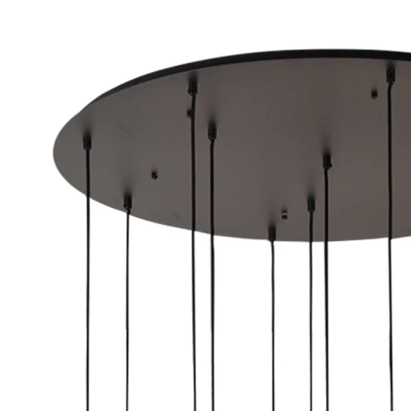 LÁMPARA DE TECHO 12 LUCES TULIPAS COMBINADAS ∅ 100 SHELBY