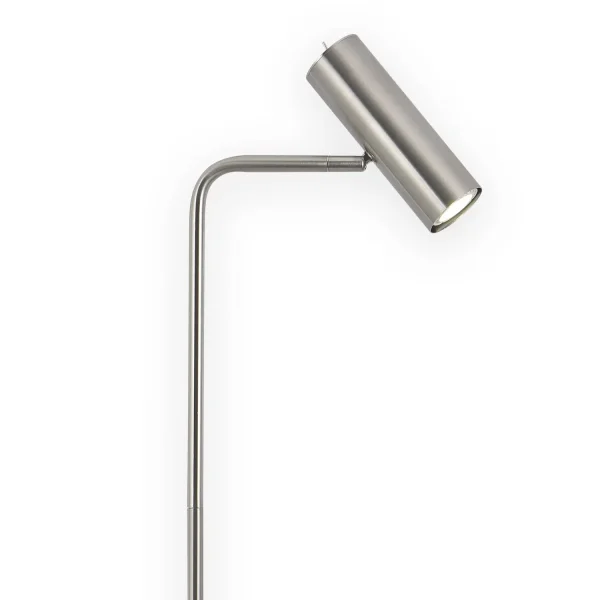 LÁMPARA DE PIE ACERO NÍQUEL SATINADO ADARA LÁMPARA DE PIE ACERO NÍQUEL SATINADO ADARA