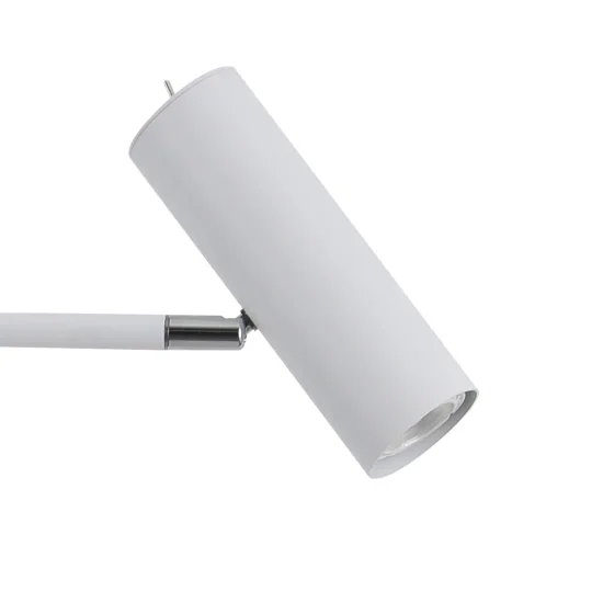 LÁMPARA DE PIE ACERO PINTADO BLANCO ADARA 2