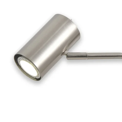 LÁMPARA DE MESA DE ACERO NÍQUEL SATINADO ADARA