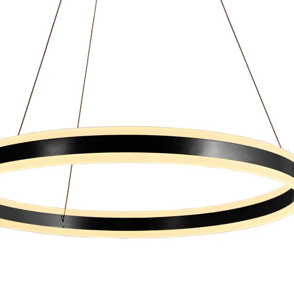 LÁMPARA DE TECHO LED 82 W 4000K NEGRO ISADORA