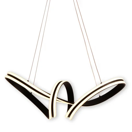 LÁMPARA DE TECHO LED 83 W 4000K ∅78 CM NEGRO LUMINOZA