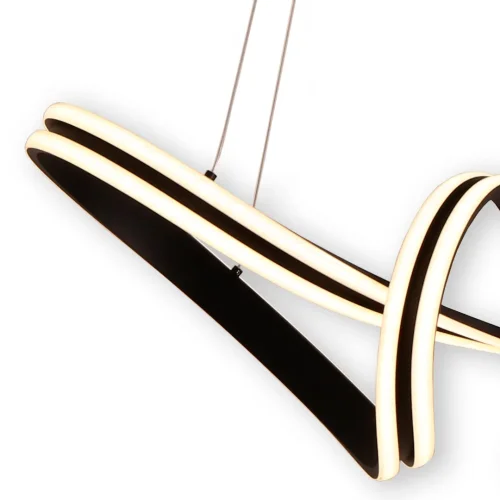 LÁMPARA DE TECHO LED 83 W 4000K ∅78 CM NEGRO LUMINOZA