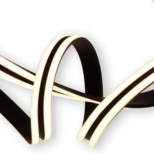 LÁMPARA DE TECHO LED 83 W 4000K ∅78 CM NEGRO LUMINOZA