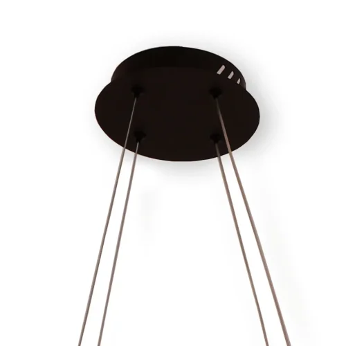 LÁMPARA DE TECHO LED 83 W 4000K ∅78 CM NEGRO LUMINOZA