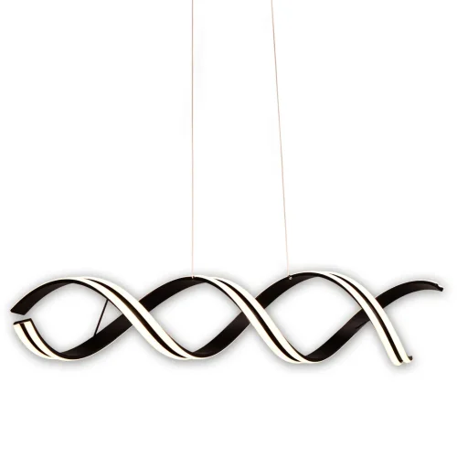 LÁMPARA DE TECHO LED 90 W 4000K 100 CM NEGRO LUMINOZA