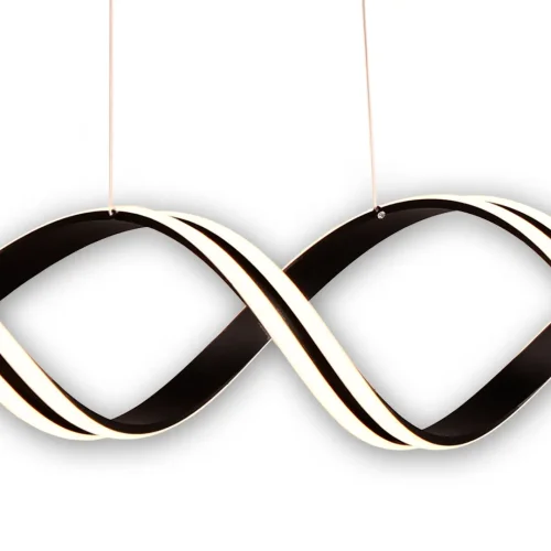 LÁMPARA DE TECHO LED 90 W 4000K 100 CM NEGRO LUMINOZA