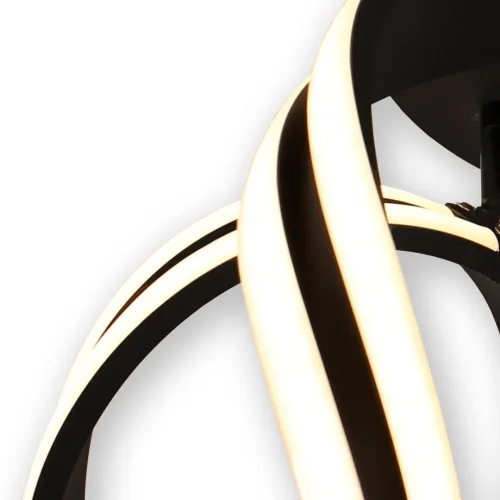 PLAFÓN DE TECHO LED 77 W 4000K ∅45 CM NEGRO LUMINOZA