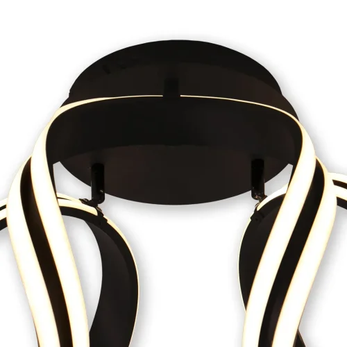 PLAFÓN DE TECHO LED 77 W 4000K ∅45 CM NEGRO LUMINOZA