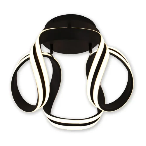 PLAFÓN DE TECHO LED 77 W 4000K ∅45 CM NEGRO LUMINOZA