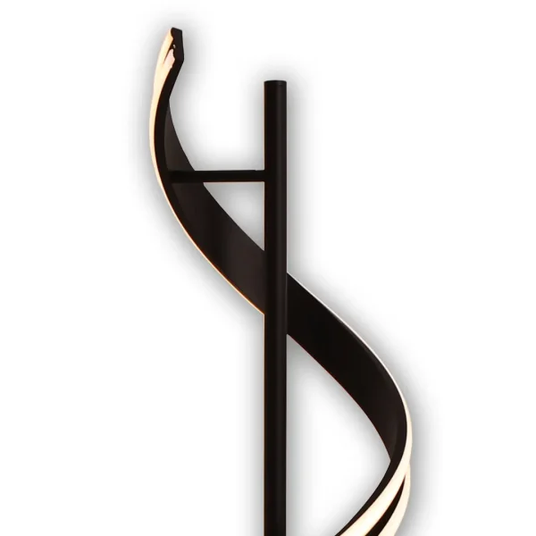 LÁMPARA DE PIE LED 26 W 4000K NEGRO LUMINOZA