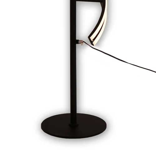 LÁMPARA DE PIE LED 26 W 4000K NEGRO LUMINOZA