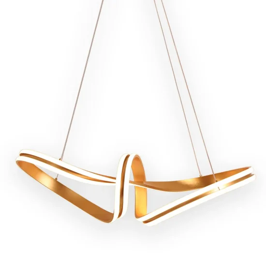 LÁMPARA DE TECHO LED 83 W 4000K ∅78 CM PAN DE ORO LUMINOZA