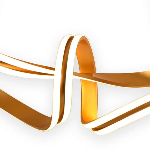 LÁMPARA DE TECHO LED 83 W 4000K ∅78 CM PAN DE ORO LUMINOZA