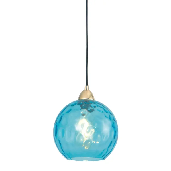 LÁMPARA DE TECHO 1 LUZ TULIPA AZUL NERIUM LÁMPARA DE TECHO 1 LUZ TULIPA AZUL NERIUM