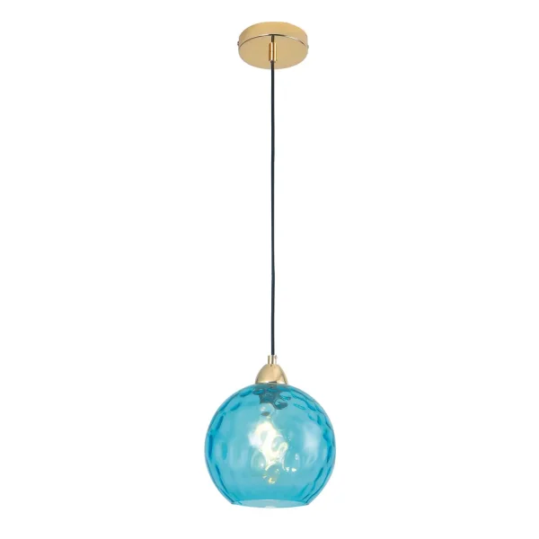 LÁMPARA DE TECHO 1 LUZ TULIPA AZUL NERIUM LÁMPARA DE TECHO 1 LUZ TULIPA AZUL NERIUM