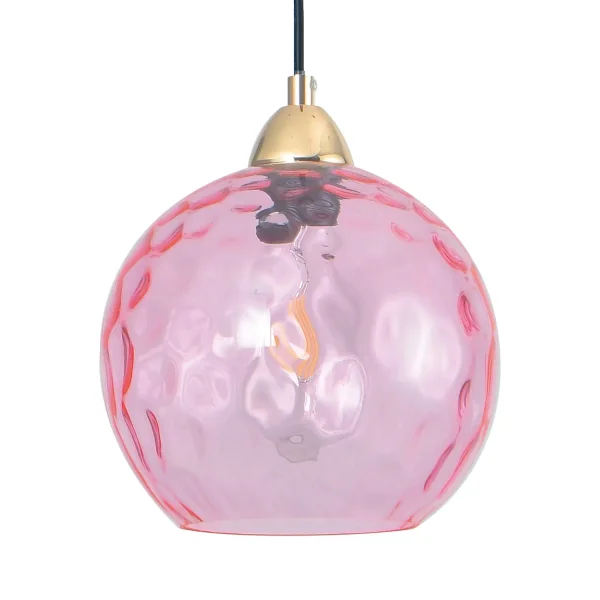LÁMPARA DE TECHO 1 LUZ TULIPA ROSA NERIUM