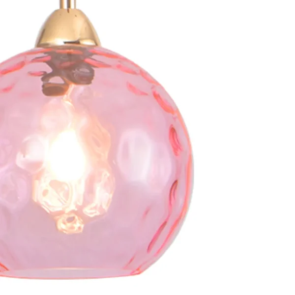 LÁMPARA DE TECHO 1 LUZ TULIPA ROSA NERIUM
