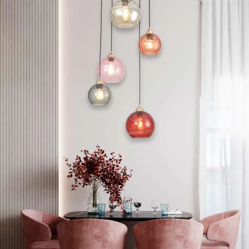 LÁMPARA DE TECHO 5 LUCES NERIUM